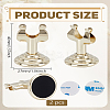 Stainless Steel Place Card Holders AJEW-WH0248-776G-2