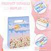 5Pcs 5 Styles Printed Paper Gift Tote Bags ABAG-TA0001-53-4