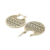 304 Stainless Steel Hollow Round Hoop Earrings for Women LS-EJEW-R156-10G-2