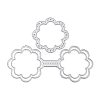 Flower Carbon Steel Cutting Dies Stencils DIY-P076-07-2