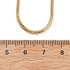 2MM 304 Stainless Steel Square Snake Chain Necklaces for Women NJEW-B131-01B-G-5