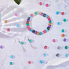 210Pcs 7 Colors Transparent Crackle Glass Beads EGLA-HS0001-04-5