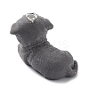 Opaque Resin Dog Pendants RESI-P033-A02-2