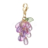 Teardrop Glass & Acrylic Pendant Decoration GL-CJ4893-4