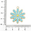 Alloy Enamel Pendants ENAM-H002-02G-04-3