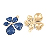 304 Stainless Steel Enamel & Glitter Powder & ABS Plastic Pearl Pendants STAS-G398-23G-01-2