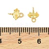 Brass Pave Cubic Zirconia Horse Eye Connector Charms KK-P347-03G-02-4