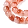 Dyed Natural White Jade Beads Strands G-T138-D11-3