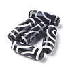 Tibetan Style 2-Eye dZi Beads TDZI-D008-25-2