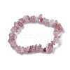 Natural Strawberry Quartz Beads Stretch Bracelets BJEW-JB04152-08-1