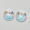 K9 Glass Rhinestone Pendants GLAA-F083-02B-06-1