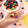 100Pcs 10 Colors Food Grade Eco-Friendly Silicone Focal Beads SIL-TA0001-27-6
