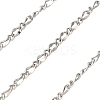 304 Stainless Steel Twisted Dapped Chains CHS-A016-28P-A-1