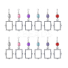 2 Sets Alloy Painting Frame Pendant Decorations FIND-UN0002-04-1