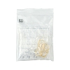 12Pcs 2 Colors Brass Clip-on Hoop Earring Findings KK-FS0001-48-6