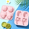1Pc Realistic Heart & Brain Fondant Molds DIY-YW0012-16-5