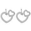 Non-Tarnish 304 Stainless Steel Stud Earrings EJEW-M242-02D-P-1