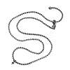 Brass Ball Chain Necklace Making NJEW-Q344-05B-1