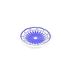 Resin Imitationg Blue and White Porcelain Plates LS-PW-WGF963A-03-1