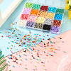 2780Pcs 20 Colors Baking Paint Glass Seed Beads SEED-TA0001-49-6