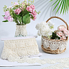 4.7~5 Yards Cotton Shell Shaped Flower Lace Ribbon OCOR-GF0003-95C-4