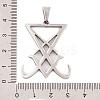 Non-Tarnish 304 Stainless Steel Pendants STAS-K283-07P-3