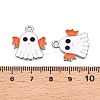 Halloween Theme Alloy Enamel Pendants ENAM-T020-08G-3