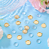 12Pcs Brass Pendant Cabochon Settings KK-TA0003-10C-5