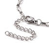 Non-Tarnish 304 Stainless Steel Venetian Chain Bracelet for Men Women BJEW-E031-09P-3