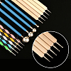 14Pcs 3 Styles Plastic & Wood Double Heads Modeling Clay Sculpting Tools Set TOOL-SP0003-22-6