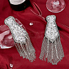 2Pcs Fashionable Tassel Epaulettes DIY-FH0008-89B-P-4