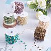 Natural Rose Quartz Chips Beaded Chains CHC-SZ0001-62L-6