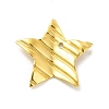 Ion Plating(IP) 201 Stainless Steel Pendants STAS-G296-03G-1