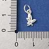 925 Sterling Silver Flower Charms STER-H118-07S-5