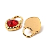 304 Stainless Steel with Rhinestone Pendants STAS-Z145-06G-01-2
