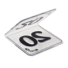 (Defective Closeout Sale: 1~50 Missing Numbers)Acrylic Table Number Sign AJEW-XCP0003-13-3