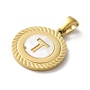 Ion Plating(IP) 304 Stainless Steel Pendants STAS-I204-T-G-2