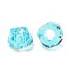 Transparent Resin European Beads RESI-B020-01E-2