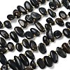 Dyed Natural Blue Tiger Eye Beads Strands G-P604-A13-01-2