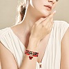 1 Set Handmade Polymer Clay Heishi Beads Stretch Bracelets Set BJEW-SZ0002-67A-02-7