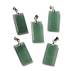 Natural Green Aventurine Faceted Pendants G-U031-04P-03-1