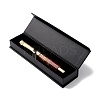 Natural Picasso Jasper Brass Pens AJEW-M209-10G-4