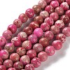 Dyed Natural Regalite/Imperial Jasper/Sea Sediment Jasper Beads Strands G-B124-C01-14-1