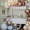 8 Sets 4 Colors PET Mirror Wall Stickers DIY-CP0009-15A-4