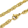 201 Stainless Steel Lunar Lotus Talisman Pendant Necklaces NJEW-S007-21G-4
