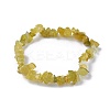 Natural Jade Beads Stretch Bracelets X-BJEW-JB04152-06-1