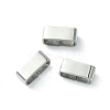 Non-Tarnish 201 Stainless Steel Slide Charms/Slider Beads STAS-C016-08A-P-1-1