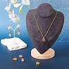 4Pcs 2 Styles Natural Rose Quartz & Quartz Crystal Gift Box Charms G-TA0001-98-6