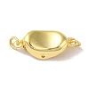 Rack Plating Brass Box Clasps KK-M285-05B-G-1