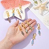 Fish Alloy Enamel Pendant Decoration HJEW-YW00069-5